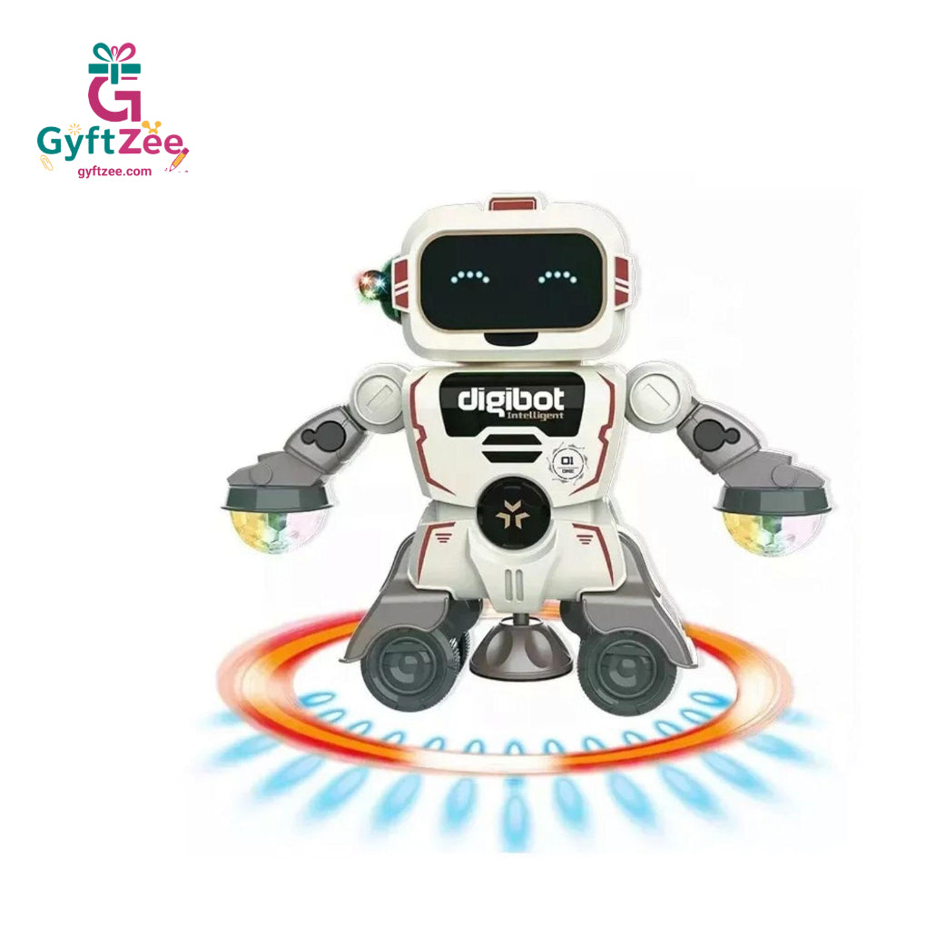 Dancing Smart Robot for Kids | 360° Rotating Robot with Lights & Music