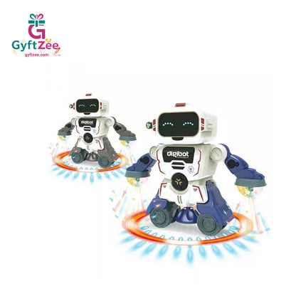 Dancing Smart Robot for Kids | 360° Rotating Robot with Lights & Music