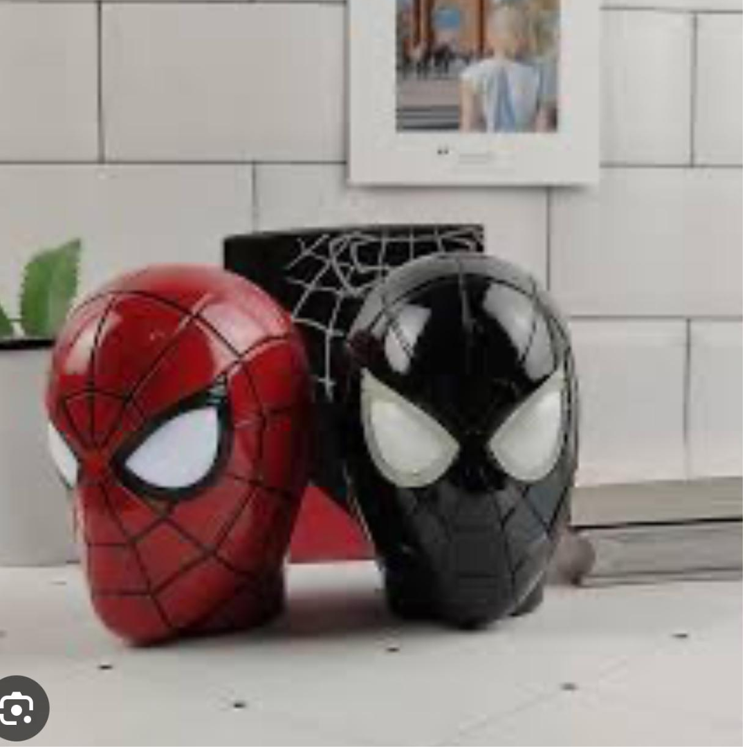 Spider-Man Mini Portable Wireless Bluetooth Speaker with LED Lights