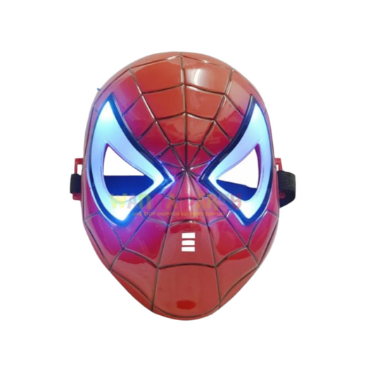 LED Light-Up Spiderman Mask for Kids – Superhero Mask with Premium Quality