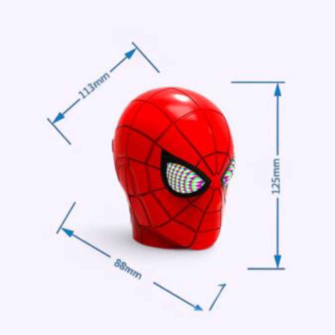 Spider-Man Mini Portable Wireless Bluetooth Speaker with LED Lights
