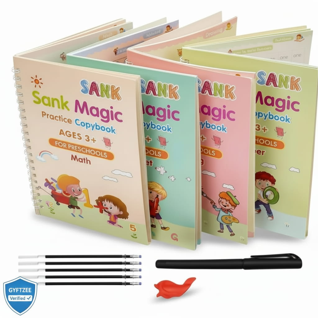 Reusable Copybook | Learning with Rewritable Pages [Kids 2-4 years]