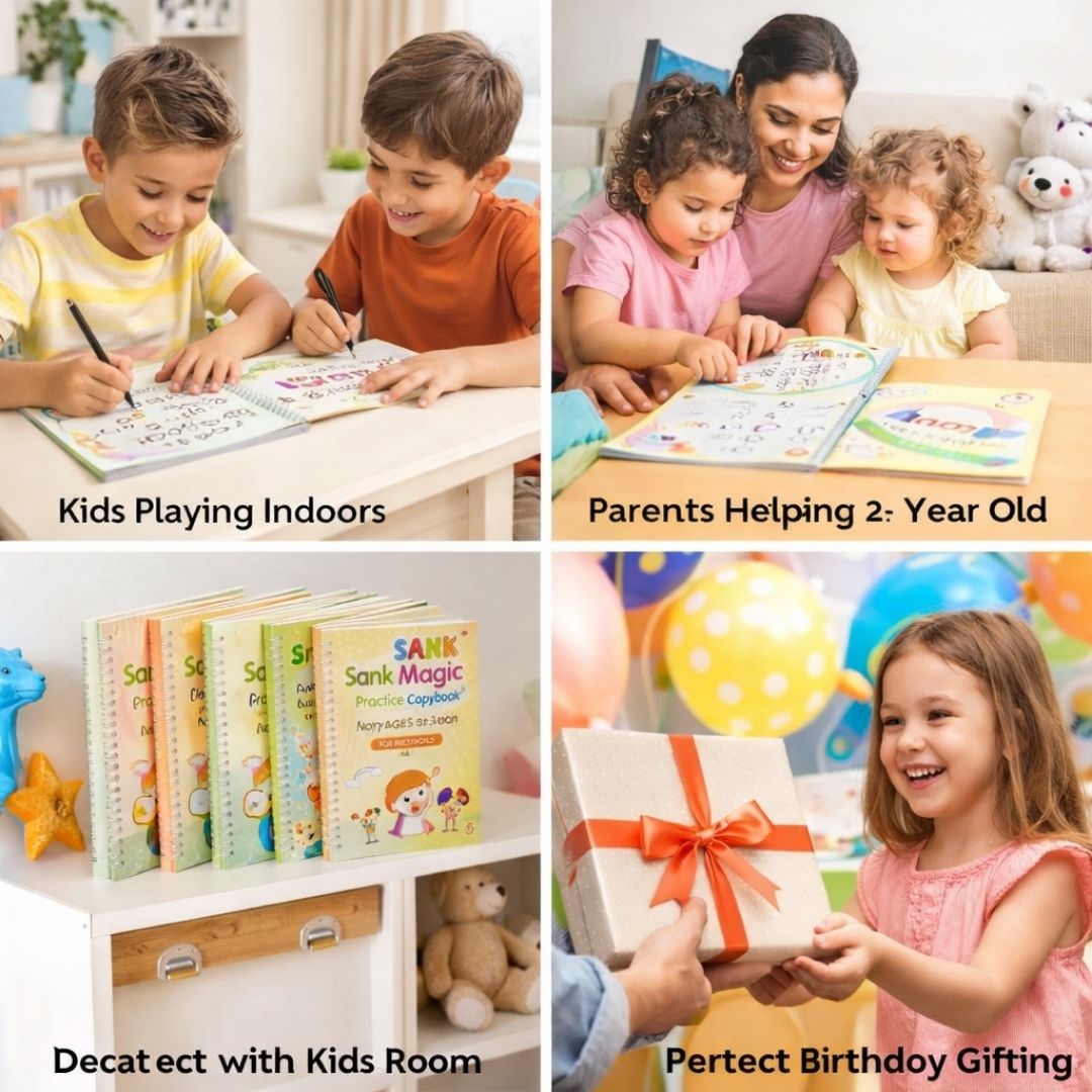 [Return Gift, Pack of 10] Rewritable Magic Book [2-4 years]