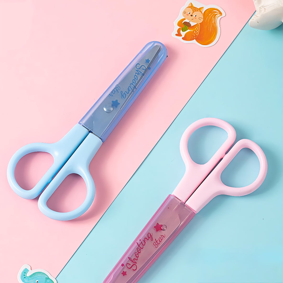 Safe Kids Scissors - Blunt Tip Craft Scissors for Safe Cutting Fun