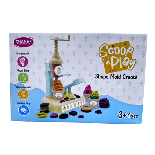 Ice Cream Maker Play Dough Set for Kids | Creative Kitchen Role Play