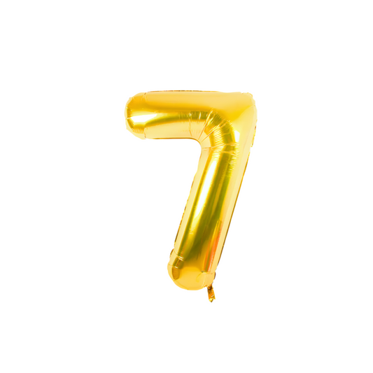 Foil/Helium Balloon Number 7 for Age
