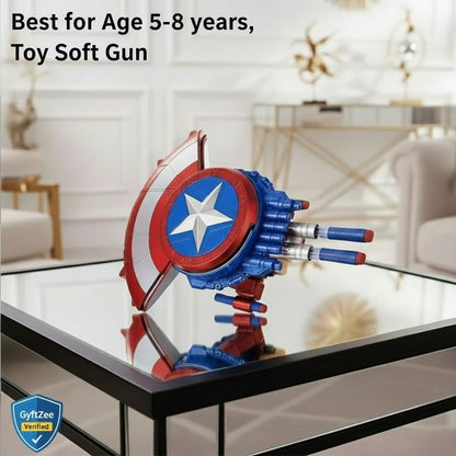 Captain America Space Cannon Shield Soft Toy Gun [Kids 4+ years]