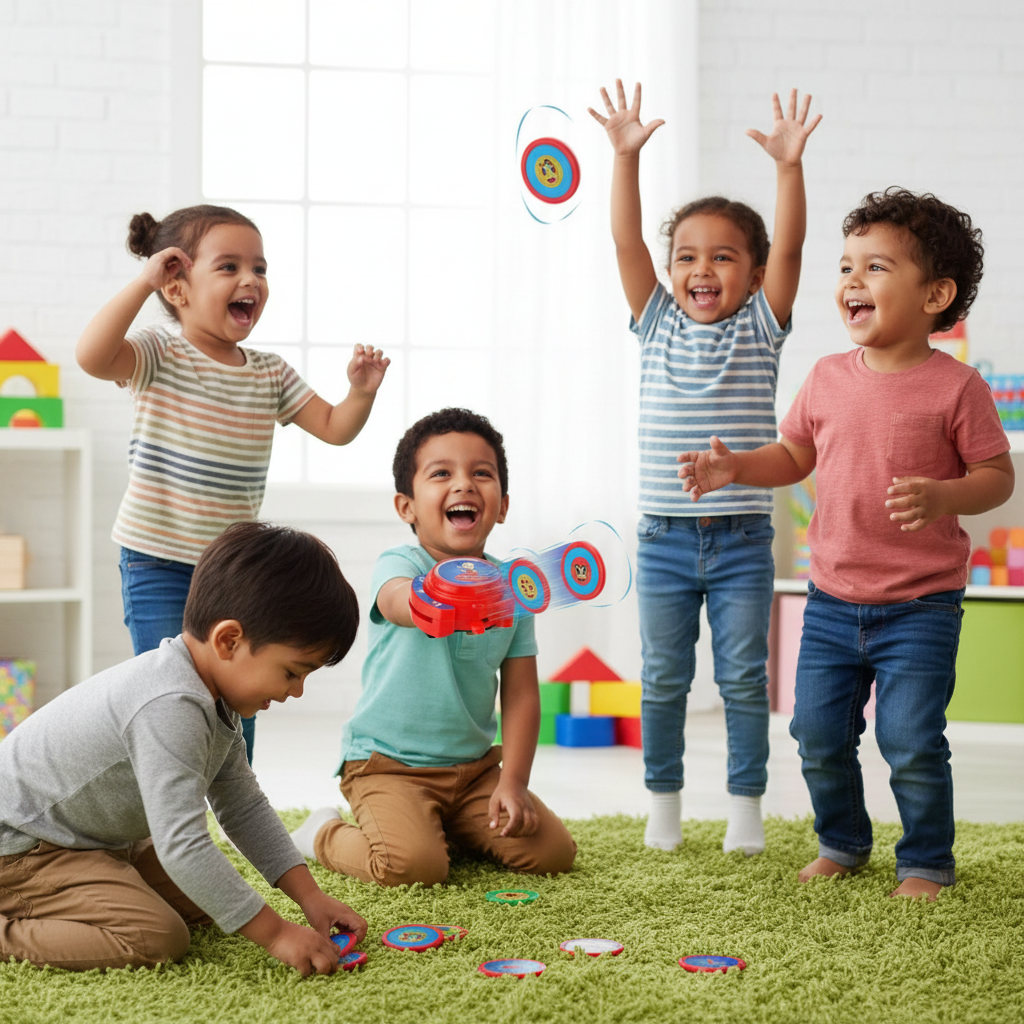 Superhero Style Wrist Launcher with Flying Discs [Kids 3+ years]