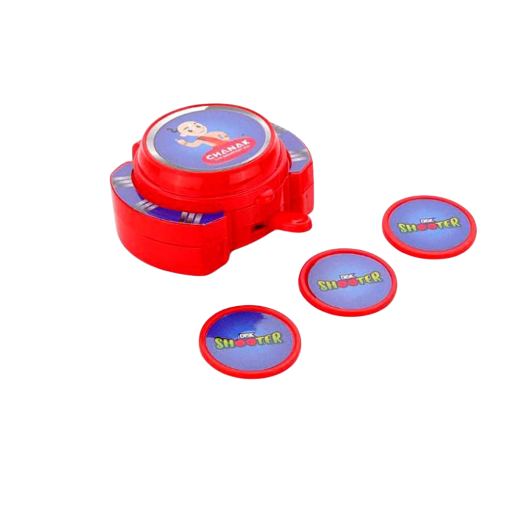 [Random design 2 Pencil] PLUS Hand Disc Shooter Toy for Kids – Superhero Style Wrist Launcher with Flying Discs