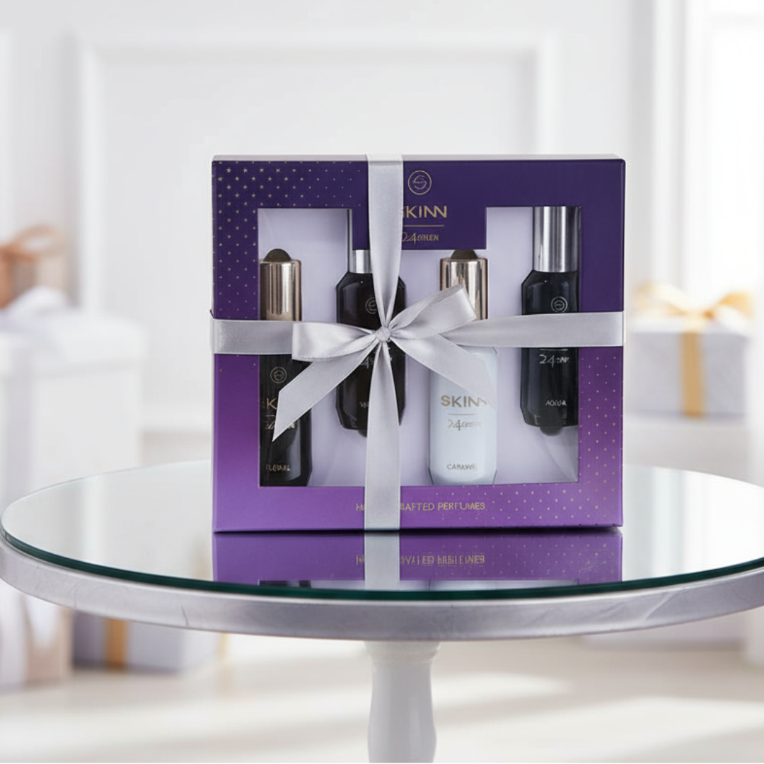 Skinn 24Seven | 4 x 20ml Perfumes for Men & Women | Gift pack