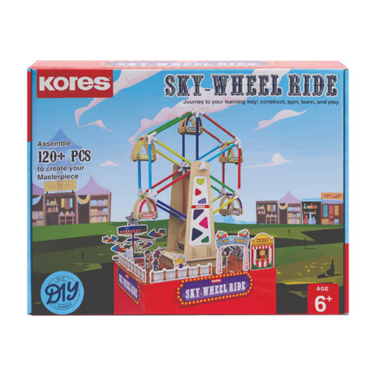Sky-Wheel Ride | DIY Construction Kit for Kids 6+ | Fun Engineering & Learning Toy
