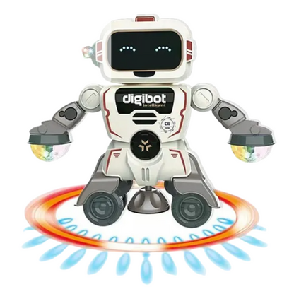 Dancing Smart Robot for Kids | 360° Rotating Robot with Lights & Music