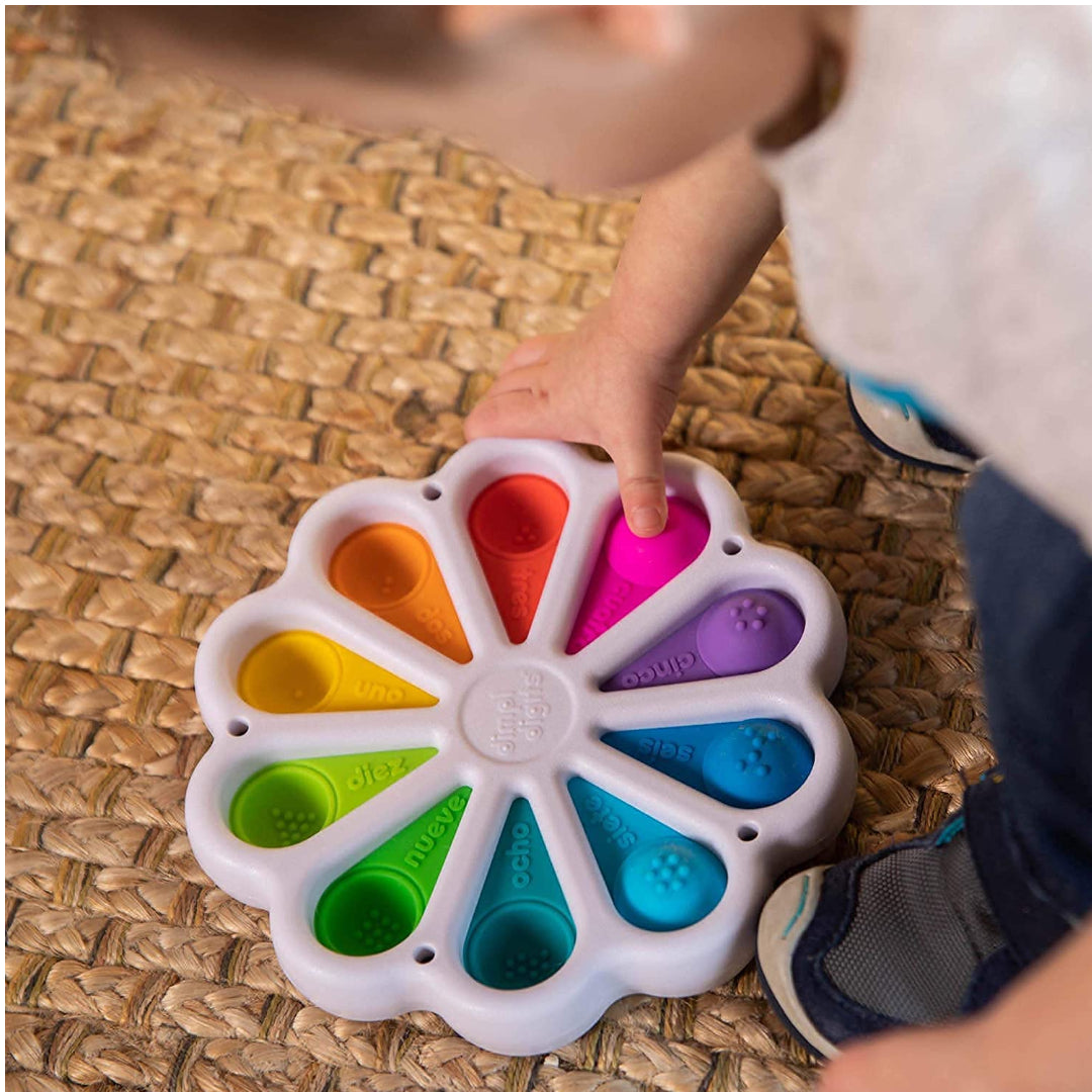 Pop-It Spinner Wheel for Kids - Safe, Fun, and Sensory Fidget Toy