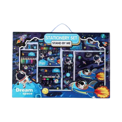 [Random design] All-in-One Stationery Perfect Gift Set | (Dream Space, Spiderman, Doraemon, Dinosaur, Frozen Fever)