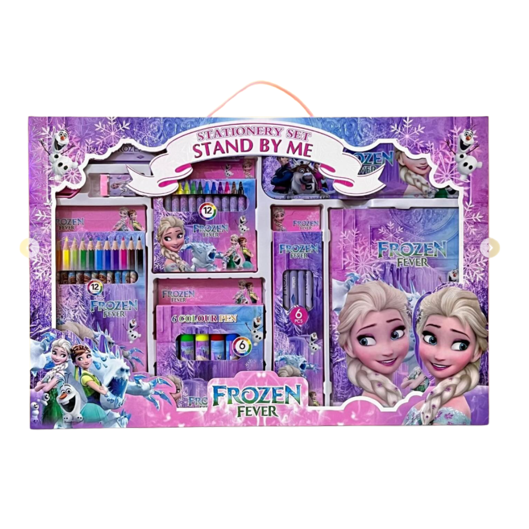 [Random design] All-in-One Stationery Perfect Gift Set | (Dream Space, Spiderman, Doraemon, Dinosaur, Frozen Fever)