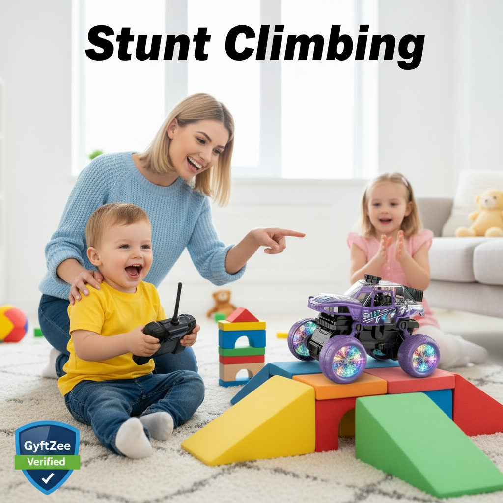 Stunt Climbing Car | 3D Lighting & Sound