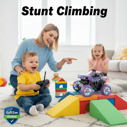 Stunt Climbing Car | 3D Lighting & Sound