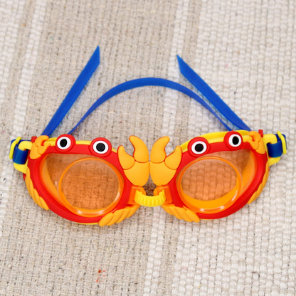 (1 pcs, random design) Kids Swimming Goggles (Age 3-8) | Anti-Fog, UV Protection