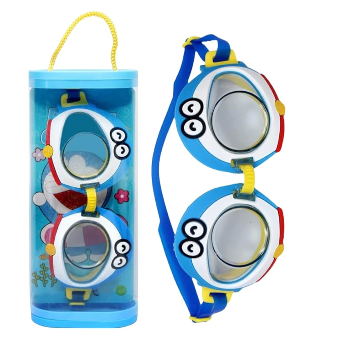 (1 pcs, random design) Kids Swimming Goggles (Age 3-8) | Anti-Fog, UV Protection