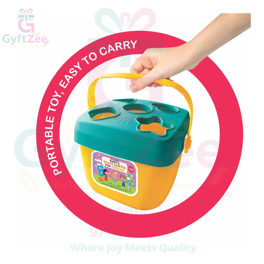 Toymate Baby’s Shape Sorter Fun – Educational Shape Matching Toy for Toddlers