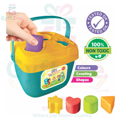 Toymate Baby’s Shape Sorter Fun – Educational Shape Matching Toy for Toddlers