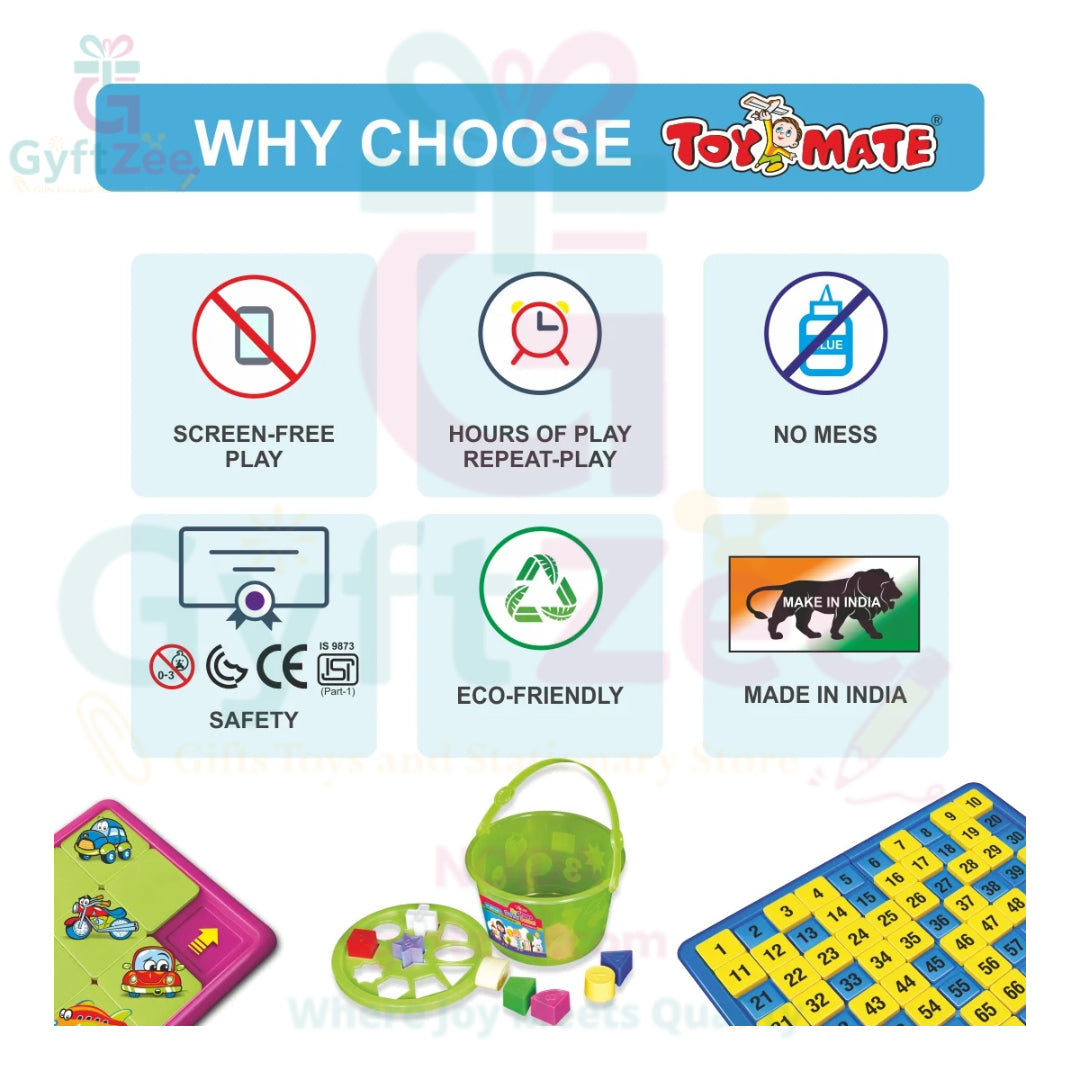 ToyMate Baby Spiral Fun – 5-Tier Rolling Ball Activity for Infants & Toddlers