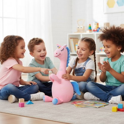 [Dino, Random color] Dancing & Talking Soft Toy [Kids 0-8 years]