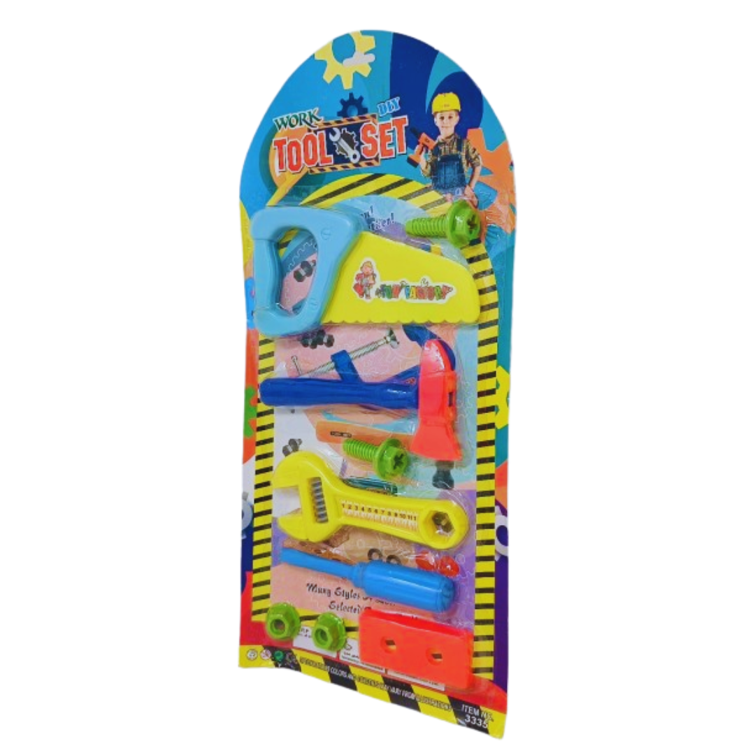 Kids Plastic Tool Set – Safe & Durable Pretend Play DIY Kit for Children