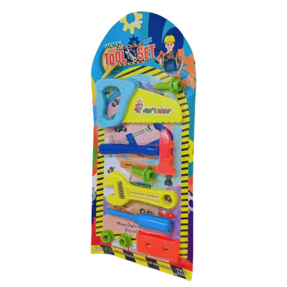 Kids Plastic Tool Set – Safe & Durable Pretend Play DIY Kit for Children
