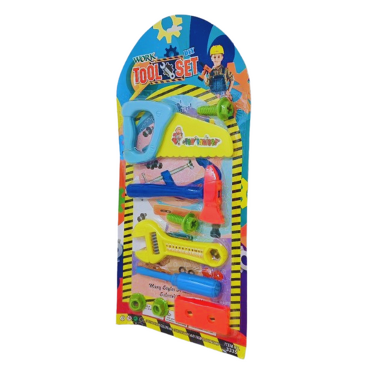 Kids Plastic Tool Set – Safe & Durable Pretend Play DIY Kit for Children