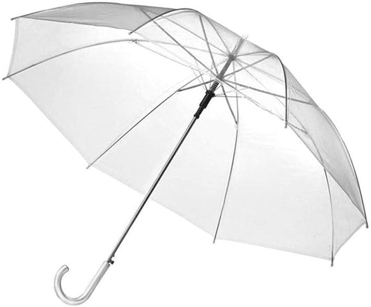 Transparent Long and Foldable Umbrella | Stylish & Compact Rain Protection