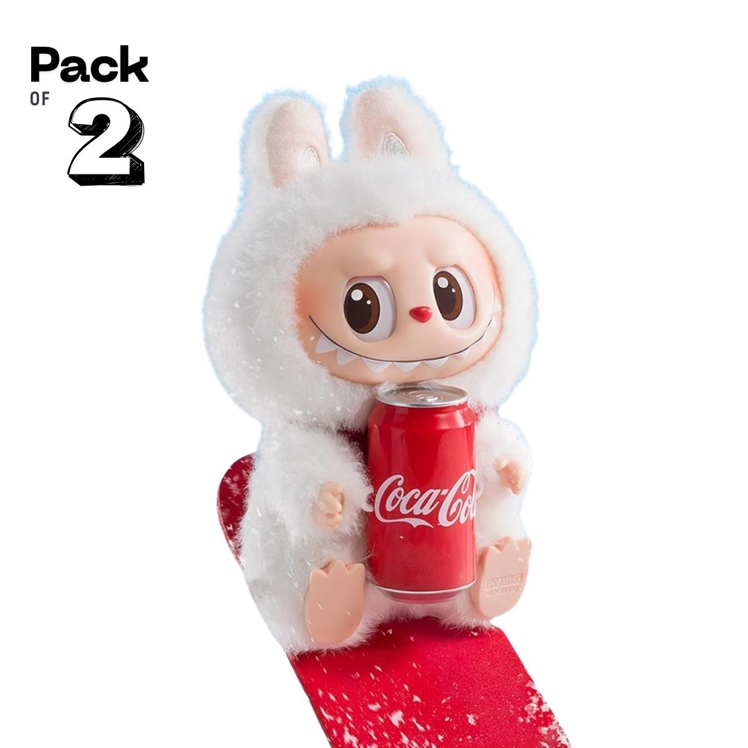 [Pack of 2, Twins, Random Colour] Labubu The Monsters COCA-COLA Series