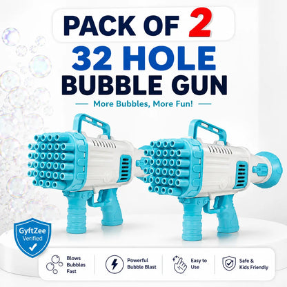 [Assorted] 32 Hole Bubble Gun + Projector Camera Keychain [3+ years]