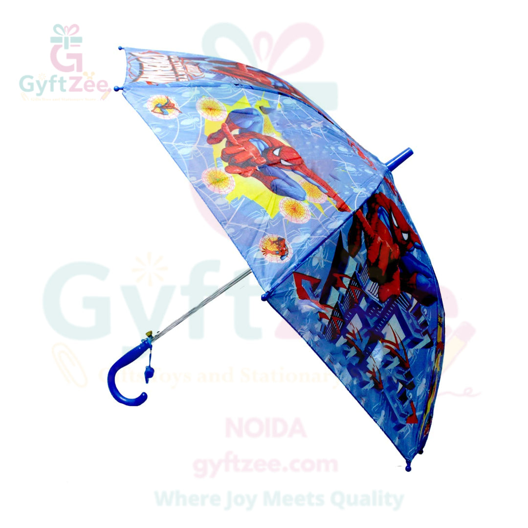 [Random character & Color] Kids' Character Umbrella | Fun Mix of Cartoon Designs | approx. 48 cm (18 inches)