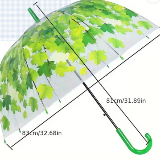 (Random color & design) Flower Shape Transparent Umbrella – Stylish Umbrella | approx. 52 cm (20 inches)