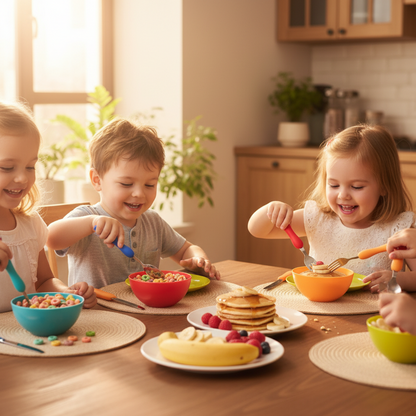 Stainless Steel Unicorn Spoon & Fork 4 pcs Set