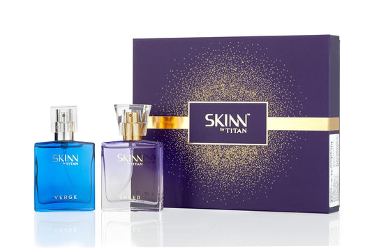 Skinn by Titan, Verge & Sheer Perfume 25 mL (Pack of 2) for Men & Women | Gift Pack | Best online Price in India | Noida