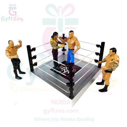 WWE Stadium Action Figures Set – Ultimate Warrior Power Pack with Ring