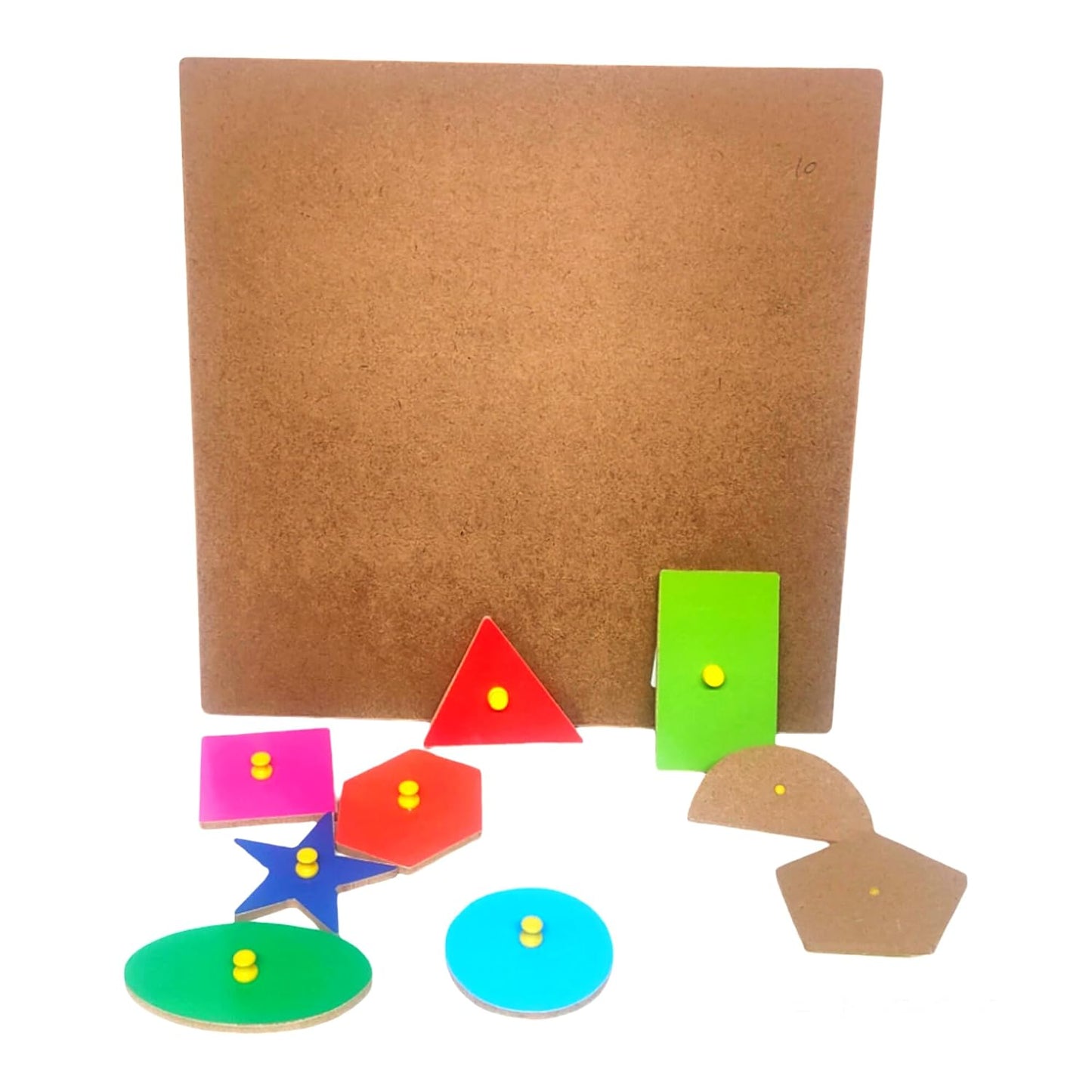 Wooden Shape Puzzle Board – Educational Toy for Kids (2-5 Years)