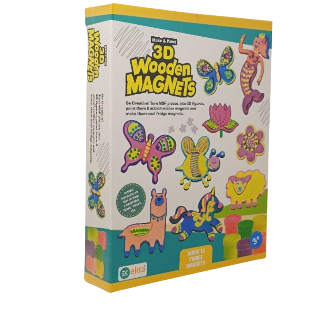 3D Wooden Magnets for Kids by Ekta | Storytelling Educational Toy