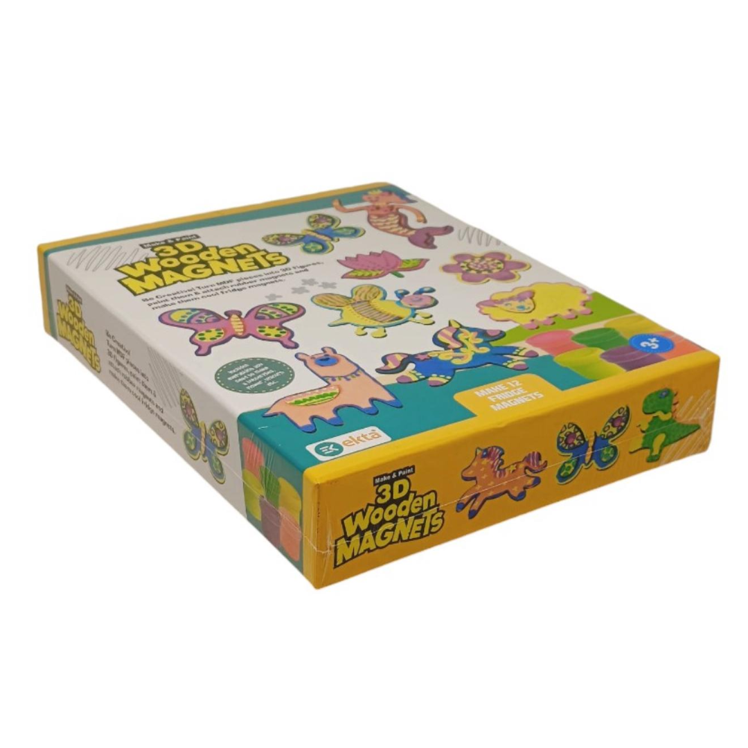 3D Wooden Magnets for Kids by Ekta | Storytelling Educational Toy
