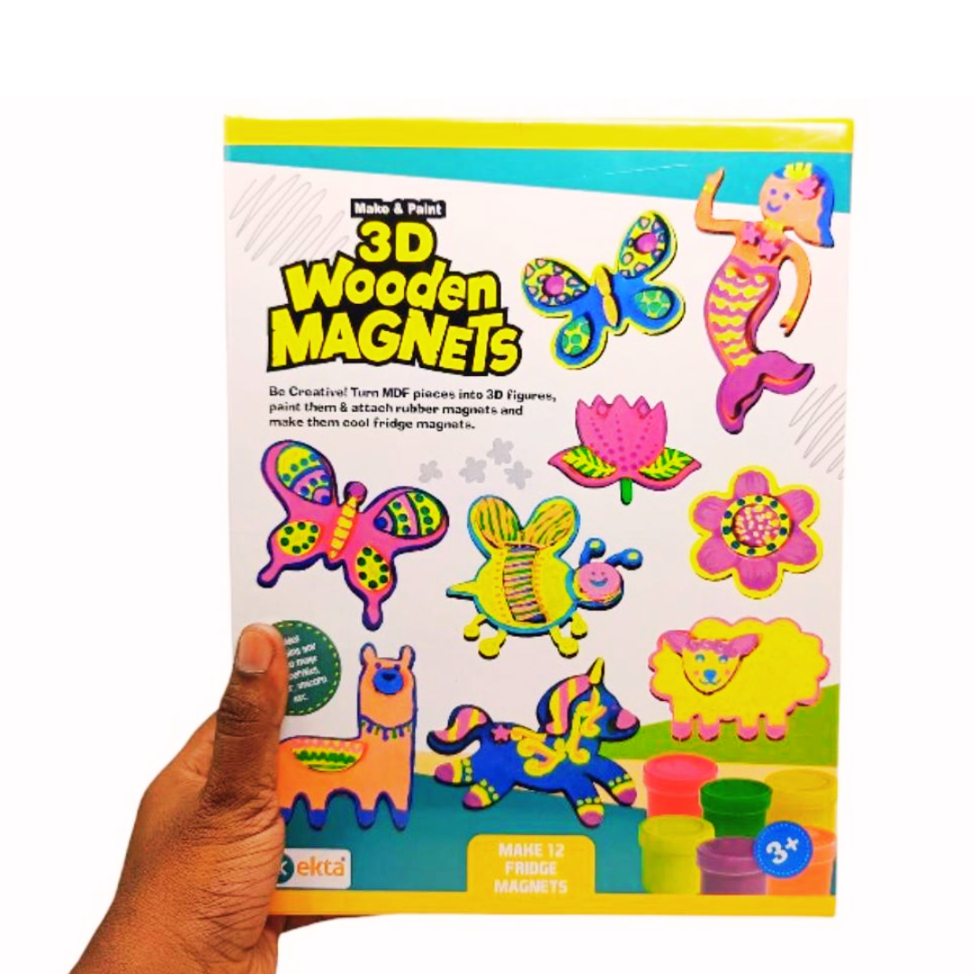 3D Wooden Magnets for Kids by Ekta | Storytelling Educational Toy