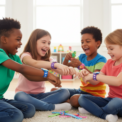 [1 pcs, Random Characters] Cute Wrist Band for Kids