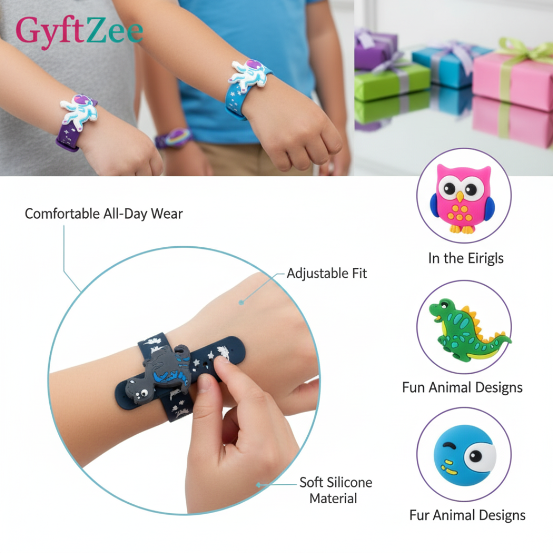 [1 pcs, Random Characters] Cute Wrist Band for Kids