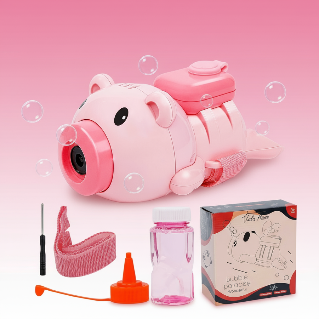 [Random color] Bubble Wrist Blower for Kids | Automatic Light & Music | 600+ Bubbles/Min