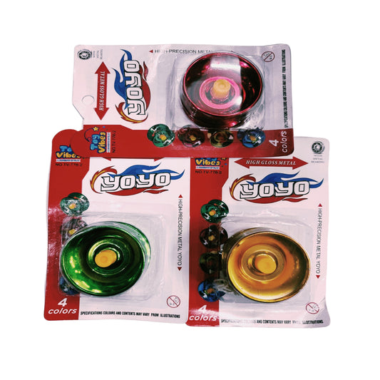 Metallic Yo-Yo - Classic Fun with a Stylish Twist for Kids