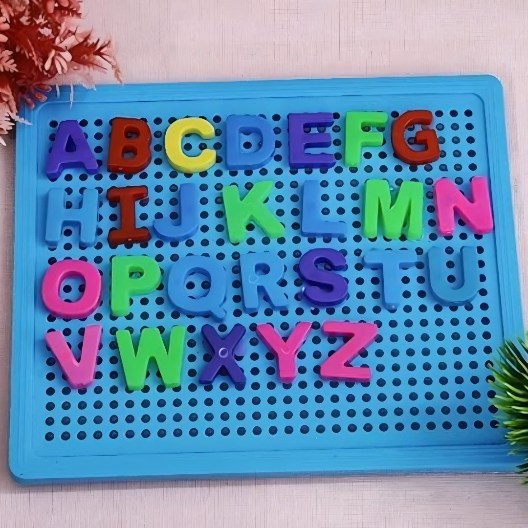 DIY Alphabet Platter for Kids - Creative Learning Game Toy