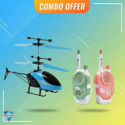 Bundle Deal - Helicopter & Walkie Talkie