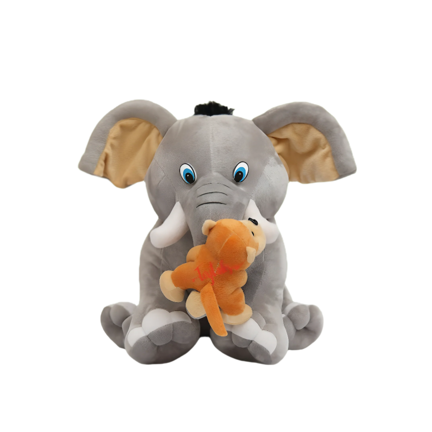 Elephant with Monkey 30cm | Buy Online Best Quality Soft Toys India | Noida (Toy Tales)