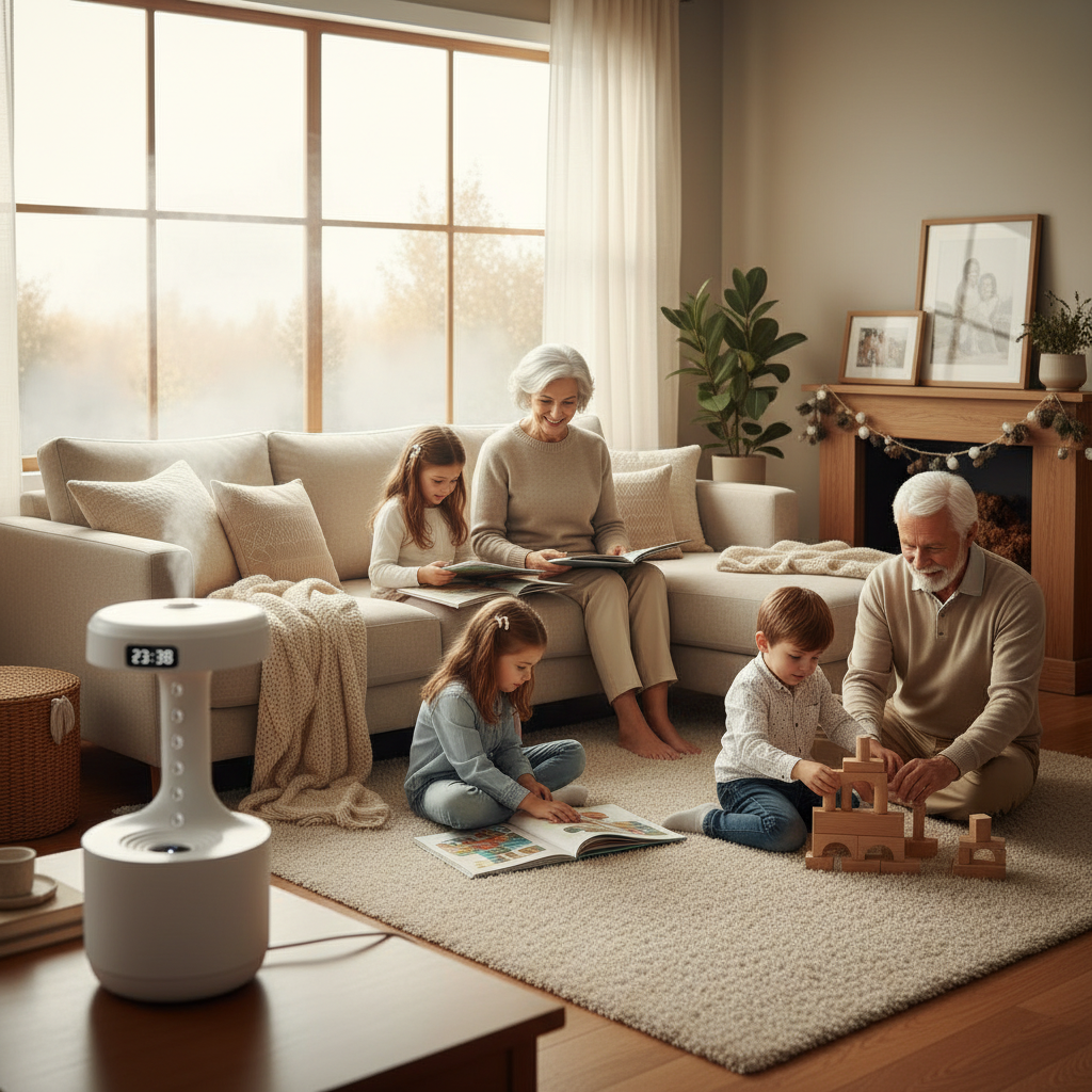 Anti-Gravity Cool Mist Humidifier | Floating Water Droplet Effect